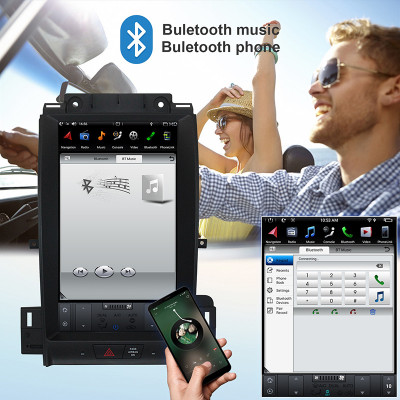 مشغل راديو سيارة أندرويد عمودي من تسلا ، نظام تحدي...