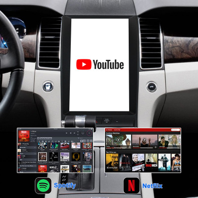 مشغل راديو سيارة أندرويد عمودي من تسلا ، نظام تحدي...