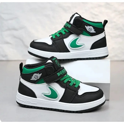 Low High Top Children's Sports Sneakers Kids Running Board Shoes Boys Girls Casual Trainers Outdoor Breathable Walking Footwear