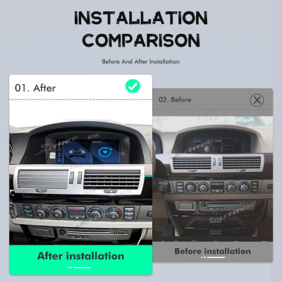 مشغل وسائط متعددة للسيارة BMW 7 Series ، راديو تلق...