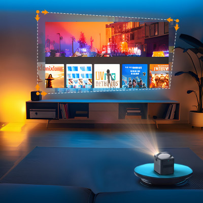 Byentek-جهاز عرض DLP محمول صغير مع بطارية ، مسرح م...