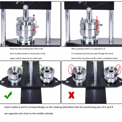 ماكينة أزرار احترافية ، شارة 25 ،-75 ، بما في ذلك...