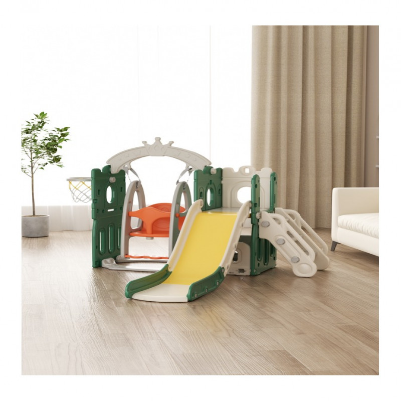 زحليقة ومرجيحة علي شكل برج على شكل حرف L شريحة واح...