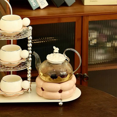 الفاخرة المنزل تتحرك طقم شاي كوب غلاية غرفة المعيش...