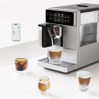 ماكينة طحن إيطالية أوتوماتيكية صغيرة ، لاتية بنقرة...