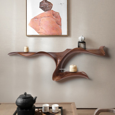 طاولات وحدة تحكم خشبية إبداعية ، أثاث غرفة معيشة م...