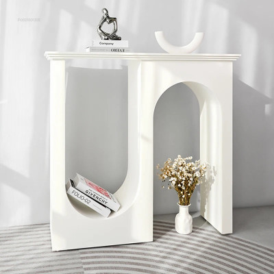 طاولة كونسول فرنسية بسيطة لغرفة المعيشة ، مثبتة عل...