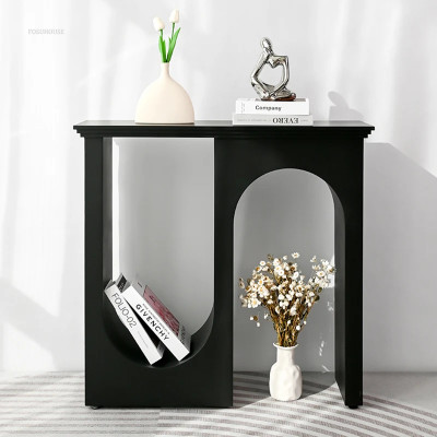 طاولة كونسول فرنسية بسيطة لغرفة المعيشة ، مثبتة عل...