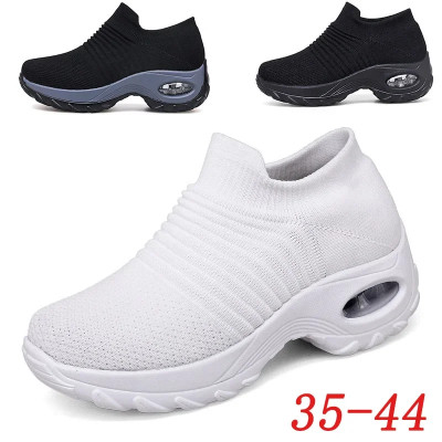 Ladies Sneakers Casual Shoes Mesh Round Shap Air C...