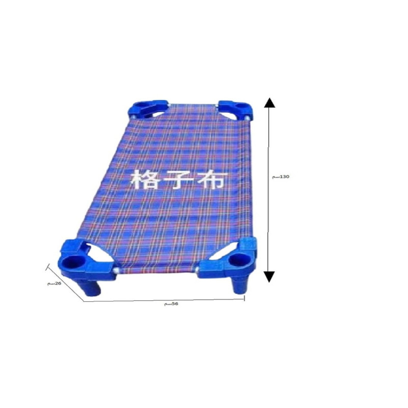 سرير من القماش قابل للتكديس للأطفال، 130*56*26 سم