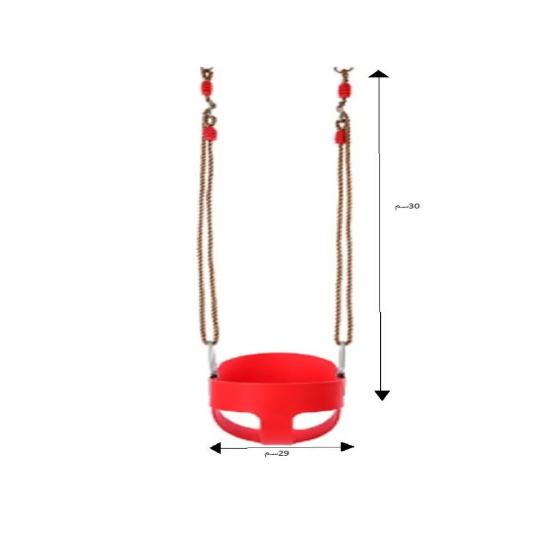 مقعد أرجوحة مع حبل قابل للتعديل بطول 2 متر و10 مم،...