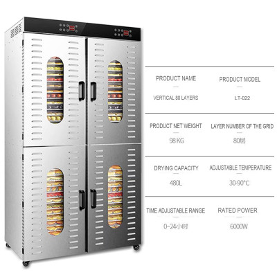 مجفف الطعام ديهيدراتور مع التحكم الرقمي ودرجة الحر...