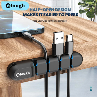 منظم كابل USB مرن ، إدارة الكابلات ، حامل الأسلاك ، اللفاف ، مقاطع سيليكون مرتبة ، الماوس ، لوحة المفاتيح ، حامي سماعة الأذن