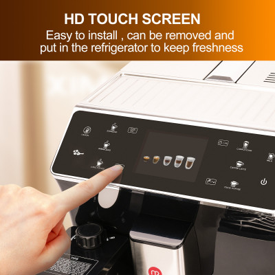 ماكينة اسبريسو أوتوماتيكية بالكامل من Mcilpoog ، خ...