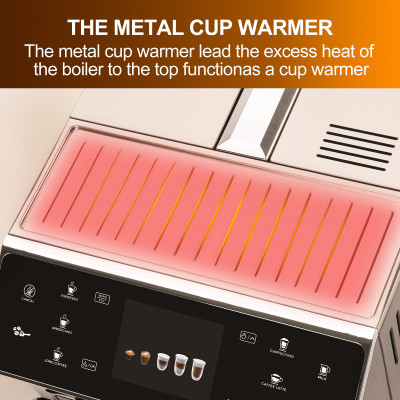 ماكينة اسبريسو أوتوماتيكية بالكامل من Mcilpoog ، خ...