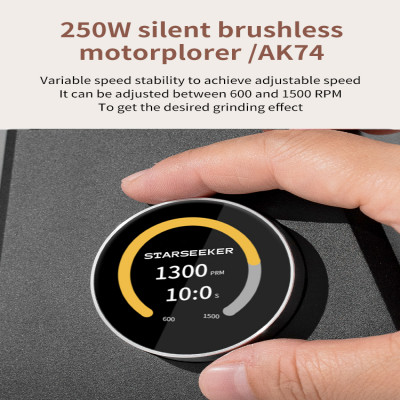 STARSEEKER-مطحنة قهوة كهربائية للإسبريسو ، لدغ الت...