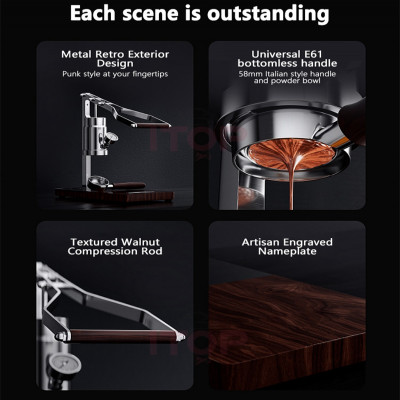 ITOP اليد الصحافة آلة القهوة المنزلية إسبرسو تتركز...