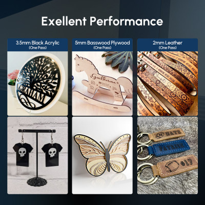 قاطع النقش بالليزر الخشبي القوي من Ortur ، جهاز ال...