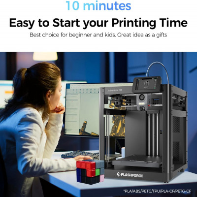 طابعة فلاشفورج ثلاثية الأبعاد سريعة السرعة ، AD5M...