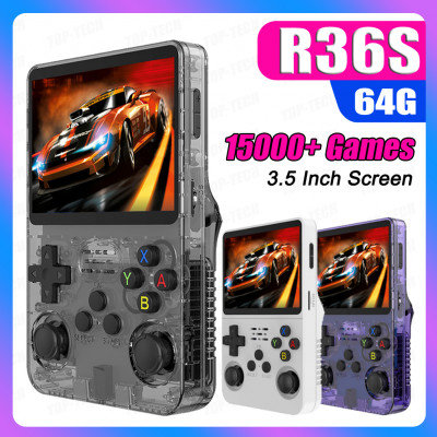 وحدة تحكم ألعاب الفيديو المحمولة R36S ، نظام لينكس...