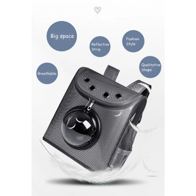 حقيبة محمولة للتنفس للقطط ، حقيبة محمولة باليد ، ح...