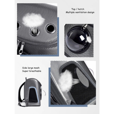حقيبة محمولة للتنفس للقطط ، حقيبة محمولة باليد ، ح...