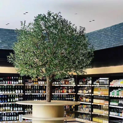 محاكاة شجرة الزيتون المناظر الطبيعية الكبيرة القائ...