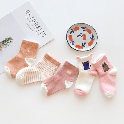 5 زوج/وحدة الأطفال جوارب قطنية طفل الفتيان الفتيات...