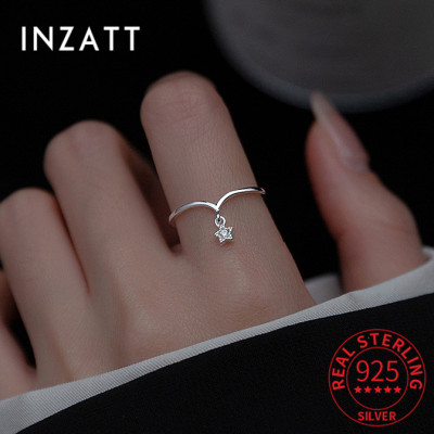 خاتم INZATT Real من الفضة الإسترليني عيار 925 على...