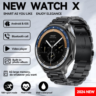 ساعة ذكية للرجال ، ساعة IOS من هواوى ، ساعة عمل را...