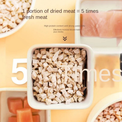 وجبات خفيفة للحيوانات الأليفة للقطط ، دجاج مجففة م...