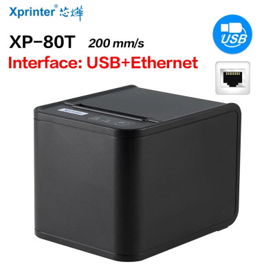 طابعة الإيصالات الحرارية Xprinter مع قاطع تلقائي ،...