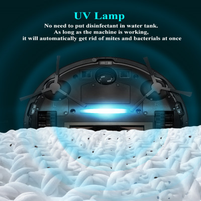 المكنسة الكهربائية الروبوتية ABIR X8 ، ملاحة Lidar...