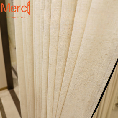 ستائر شاش كتان مخصصة ، ستائر تول فاخرة ، حديثة وبس...