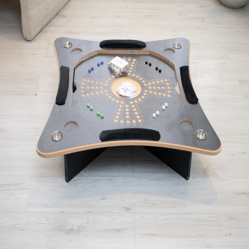 طاولة جاكارو المنتك إيطار رمادي CS4-G