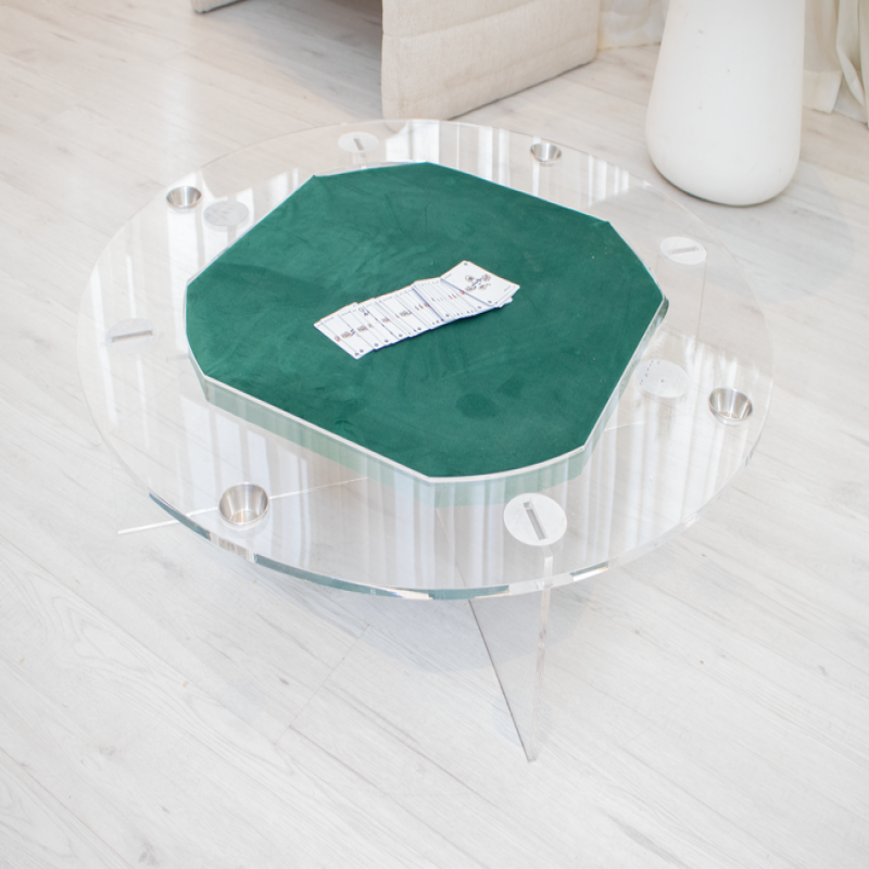 طاولة بلوت أكريليك منخفضه FS-6-4