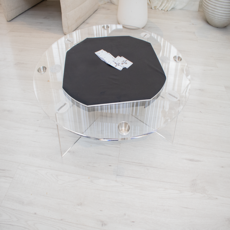 طاولة بلوت أكريليك منخفضه FS-6-6