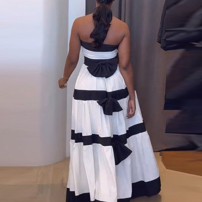 فستان نسائي ناعم وأنيق بتصميم عصري