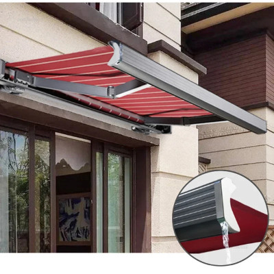 آؤٹ ڈور آنگن گیزبوس الیکٹرک سن شیڈ فولڈنگ ریٹریکٹ...