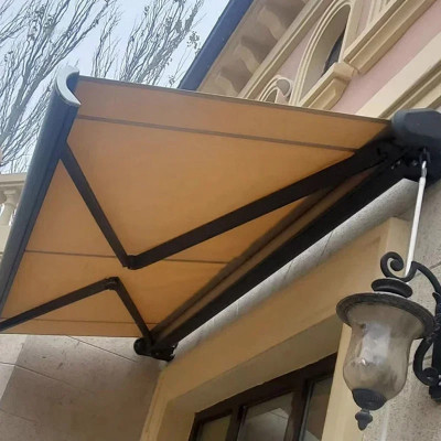 آؤٹ ڈور آنگن گیزبوس الیکٹرک سن شیڈ فولڈنگ ریٹریکٹ...