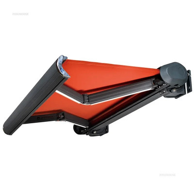 آؤٹ ڈور آنگن گیزبوس الیکٹرک سن شیڈ فولڈنگ ریٹریکٹ...