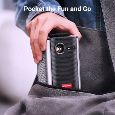 INTEK P70 3D 4K Mini Portable Projector DLP آٹو فو...