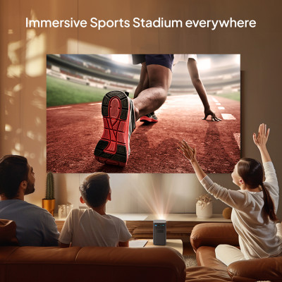 INTEK P70 3D 4K Mini Portable Projector DLP آٹو فو...