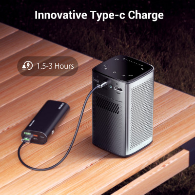 INTEK P70 3D 4K Mini Portable Projector DLP آٹو فو...