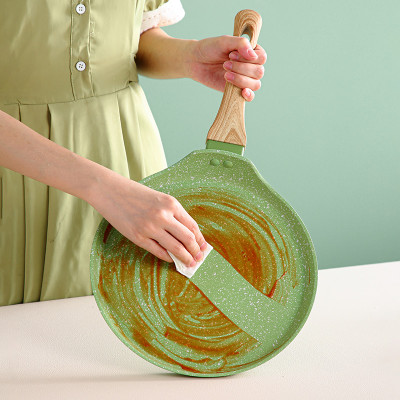 مقلاة كريب مسطحة غير لاصقة مقاس 8 بوصة من MsMk، مق...