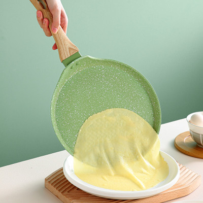 مقلاة كريب مسطحة غير لاصقة مقاس 8 بوصة من MsMk، مق...