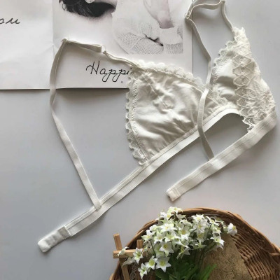 جوفاء من الدانتيل أعلى أنبوب للنساء ، حمالة صدر رق...