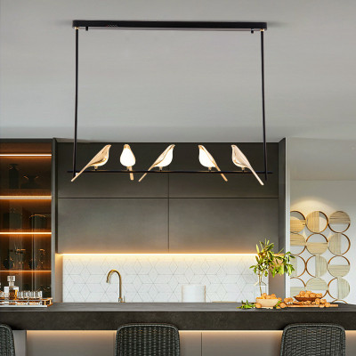 الحديثة الذهب العقرب الطيور السقف الثريا لغرفة الم...