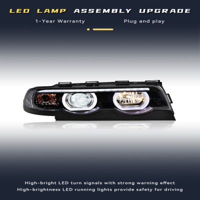 مصابيح أمامية ليد بالكامل ، مصباح أمامي ، إكسسوارا...