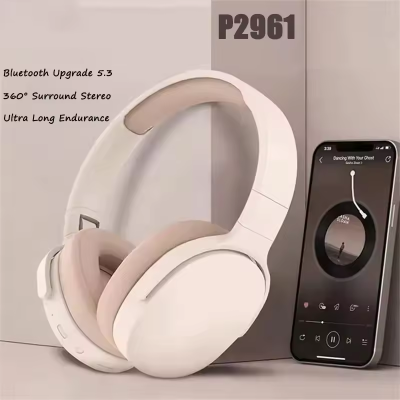 سماعات لاسلكية P2961 بلوتوث 5.0 قابلة للطي 9D HIFI...